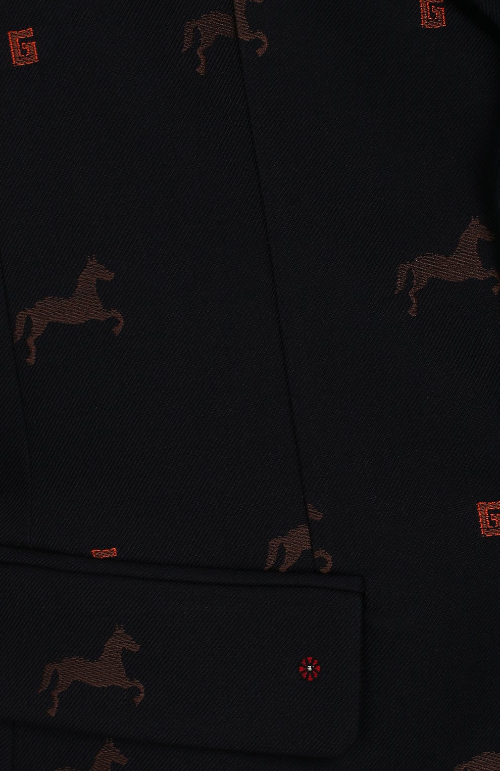 Хлопковый пиджак GUCCI, арт. 569469/XWAE0, фото 3