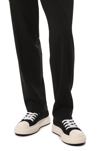 Текстильные кеды berlin DSQUARED2 черного цвета по цене 49950 руб., арт. SNM0290/00306602, фото 3 Текстильные кеды berlin DSQUARED2, арт. SNM0290/00306602, фото 3