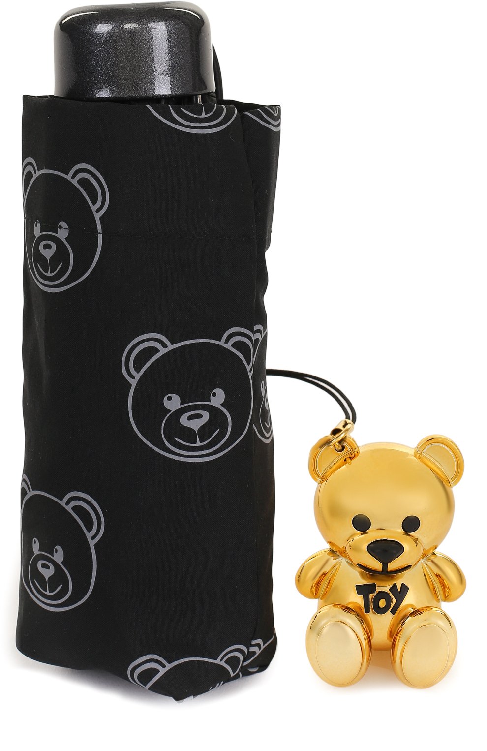 Складной зонт с брелоком MOSCHINO, арт. 8043-SUPERMINI, фото 4