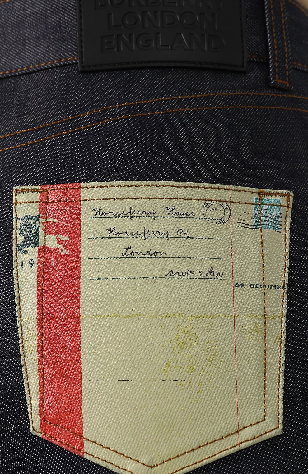 Джинсы BURBERRY синего цвета по цене 84950 руб., арт. 8010734, фото 5 Джинсы BURBERRY, арт. 8010734, фото 5