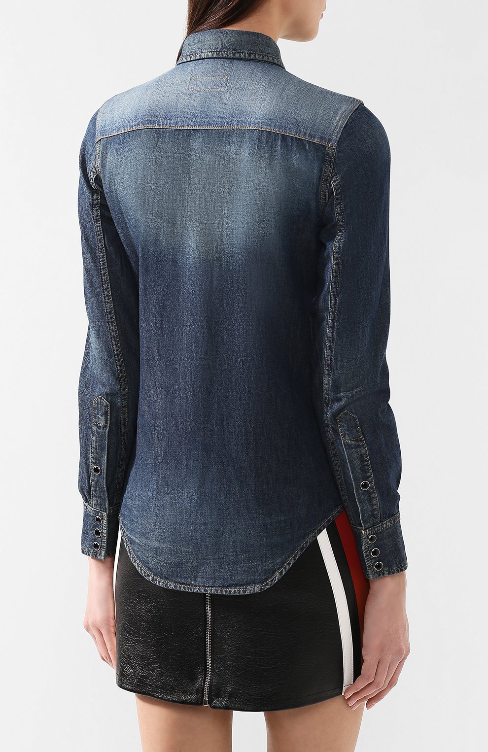 Джинсовая рубашка SAINT LAURENT, арт. 552604/YH880, фото 4