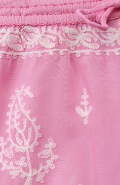 Детские шорты из вискозы MELISSA ODABASH розового цвета, арт. BABY SIENNA | Фото 3 (Материал сплава: Проставлено; Нос: Не проставлено; Материал внешний: Вискоза; Случай: Повседневный)