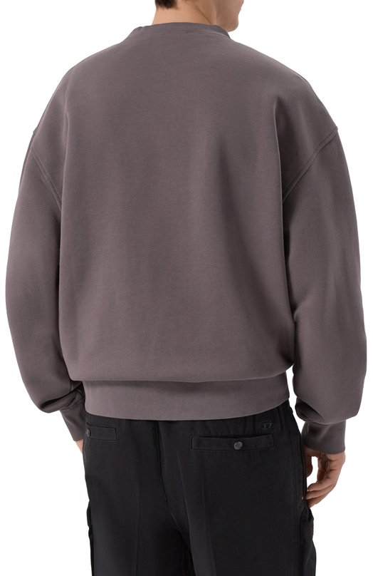 Хлопковый свитшот Palm Angels PMBA08HF25FLE004 Бежевый  PMBA08HF25FLE004 Фото 4