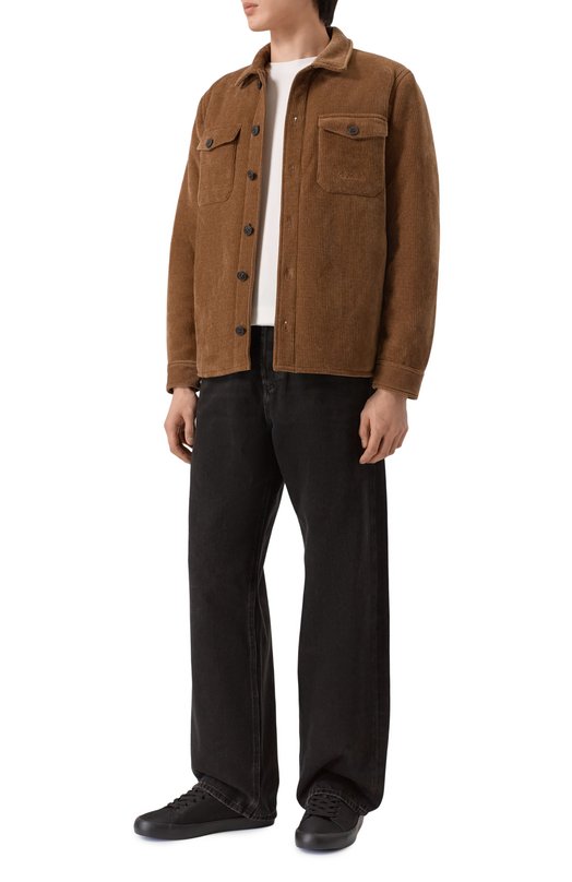 Вельветовая куртка-рубашка MC2 Saint Barth LAND006-00024I/LANDECK C0RDUR0Y Коричневый  LAND006-00024I/LANDECK C0RDUR0Y Фото 2