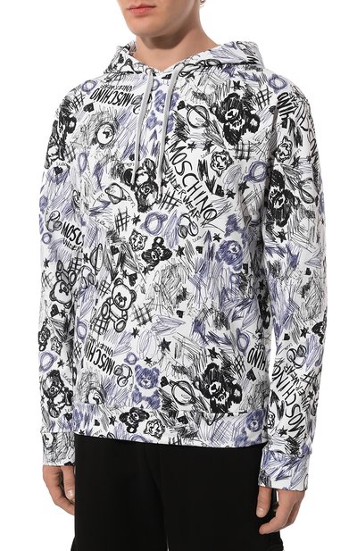 Хлопковое худи MOSCHINO, арт. A1711/4413, фото 3