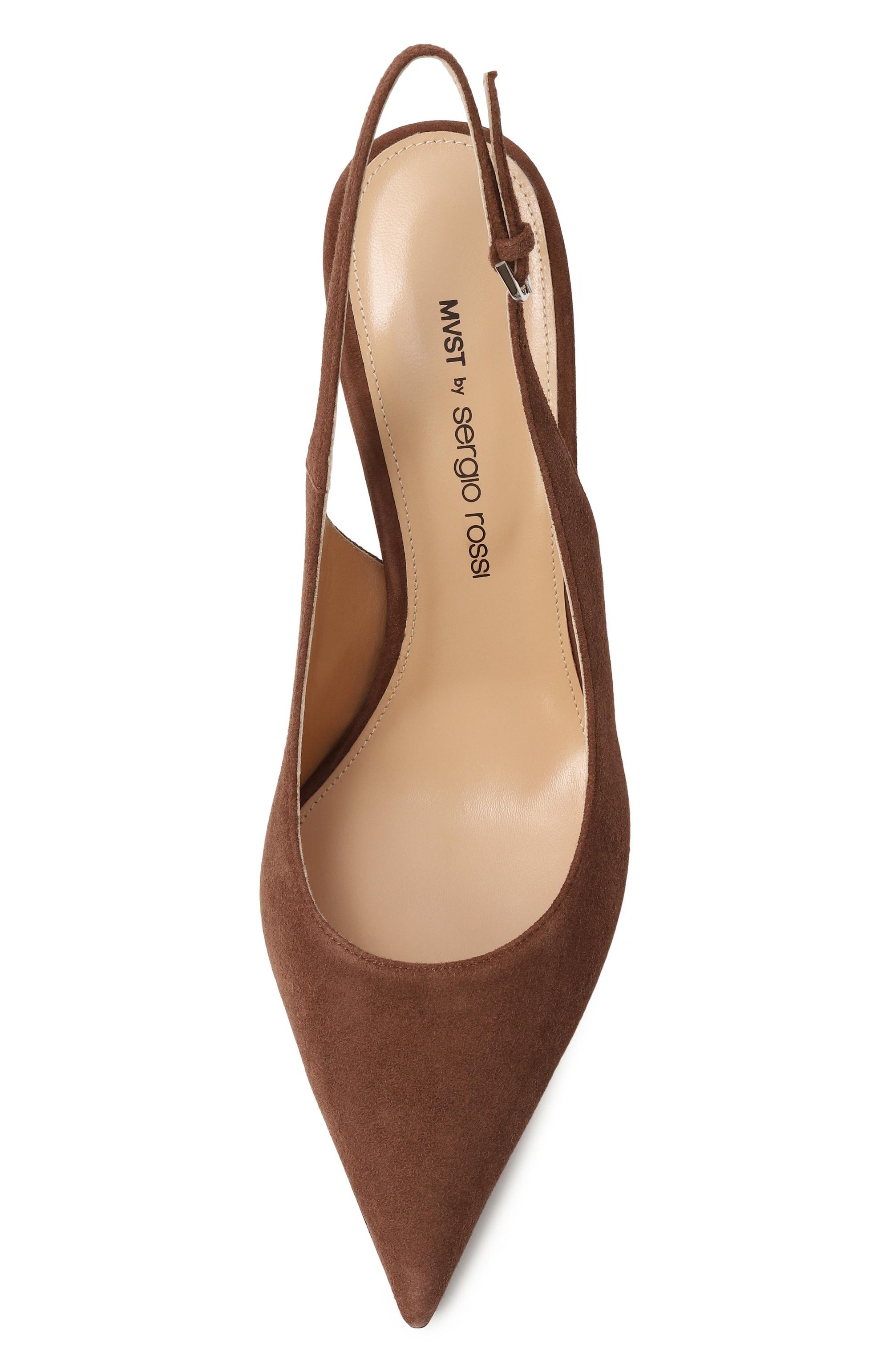 Замшевые туфли mvst by sergio rossi MVST, арт. B14260-MCAZ01, фо�то 6