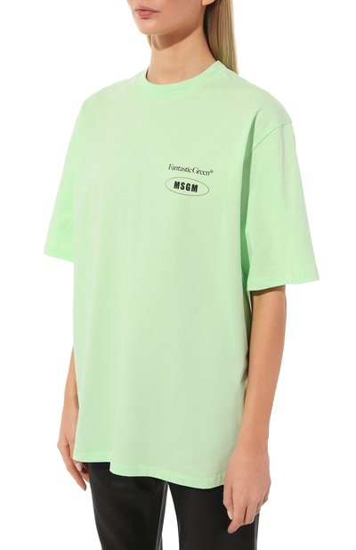 Хлопковая футболка MSGM, арт. 3446MM11 237298, фото 3