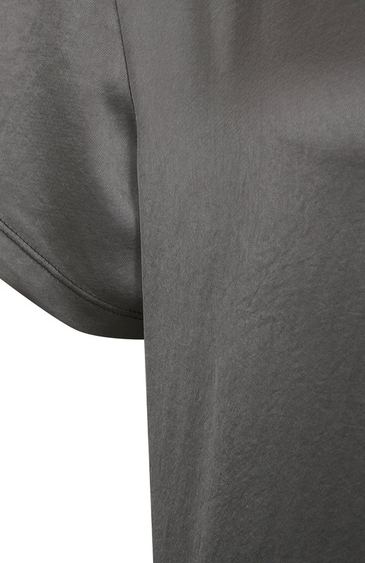 Атласный топ Weekend Max Mara AMBURG0 Серый  AMBURG0 Фото 6