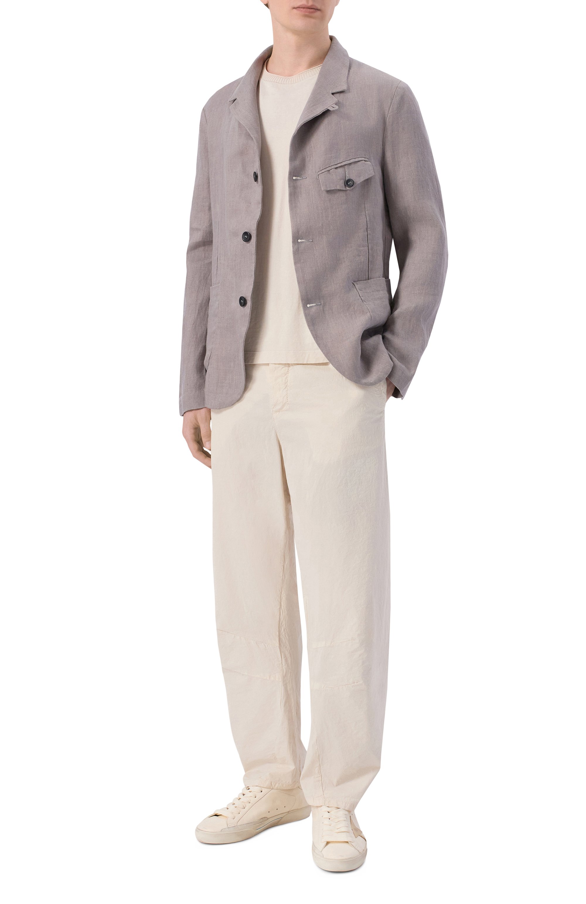 Хлопковые брюки TRANSIT, арт. CFUTRCG161, фото 2