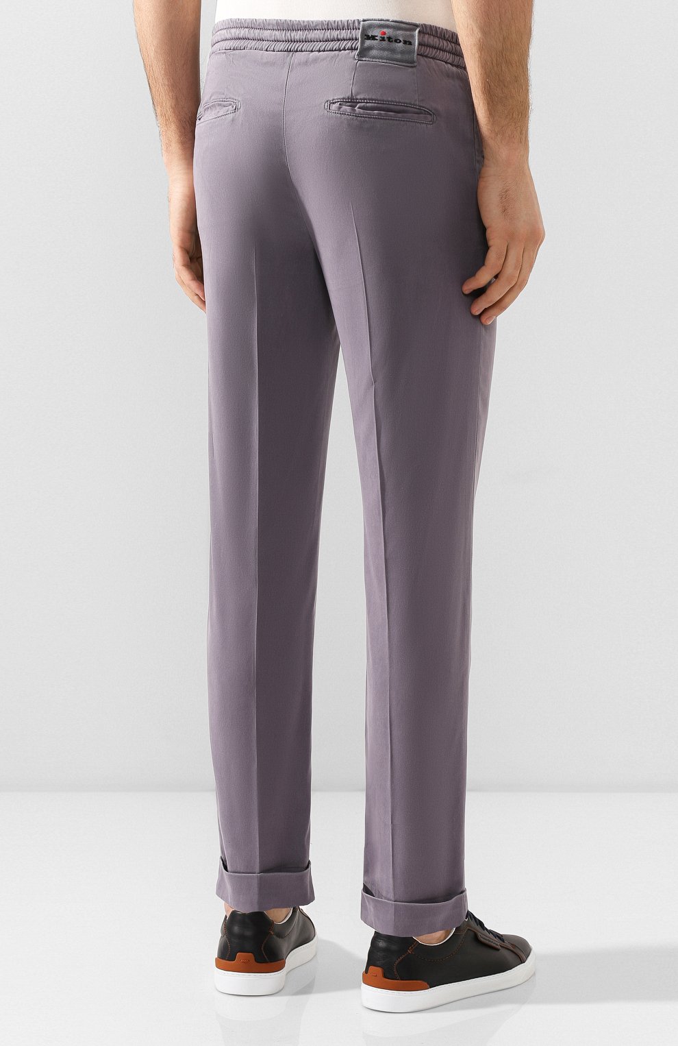 Льняные брюки KITON, арт. UFPLACJ07S40, фото 4