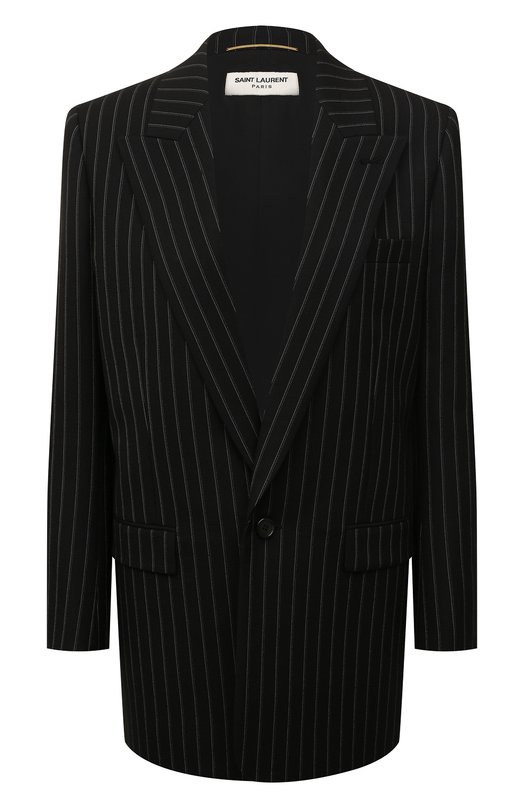 

Шерстяной жакет Saint Laurent, Чёрный