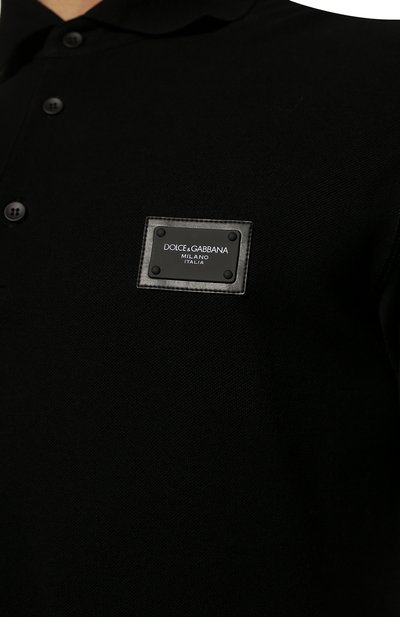 Хлопковое поло DOLCE & GABBANA, арт. G8KK1T/FU7EN, фото 5