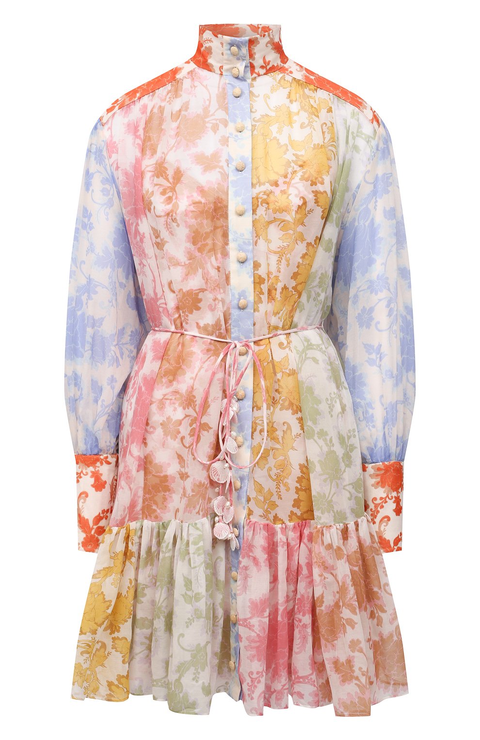 Хлопковое платье ZIMMERMANN разноцветного цвета по цене 97450 руб., арт. 3168DP0S, фото 1 Хлопковое платье ZIMMERMANN, арт. 3168DP0S, фото 1