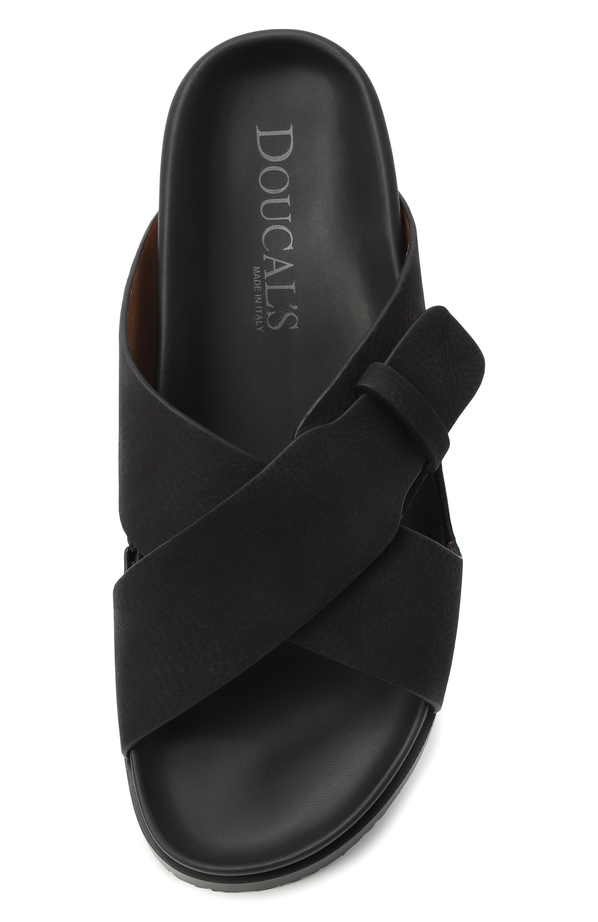 Шлепанцы из нубука DOUCAL'S, арт. DU3180NECKPF773N, фото 6