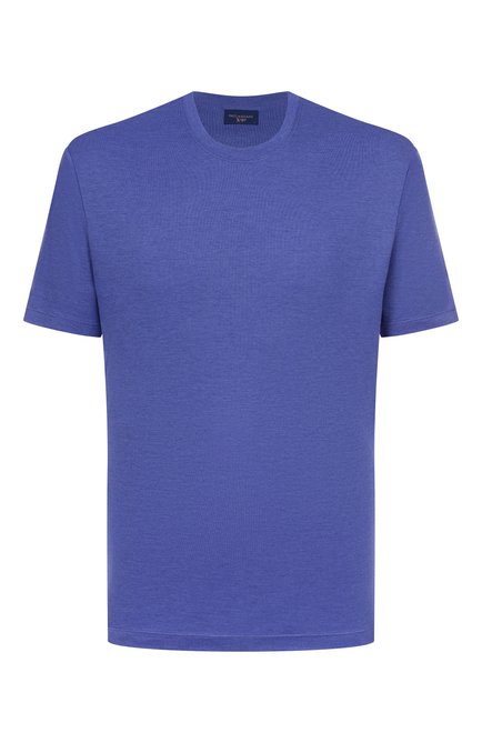 Мужская футболка PAUL&SHARK синего цвета, арт. 25411026/4XL | Фото 1 (Материал сплава: Проставлено; Материал внешний: Растительное волокно, Хлопок, Лиоцелл; Драгоценные камни: Проставлено; Длина (для топов): Удлиненные; Рукава: Короткие)