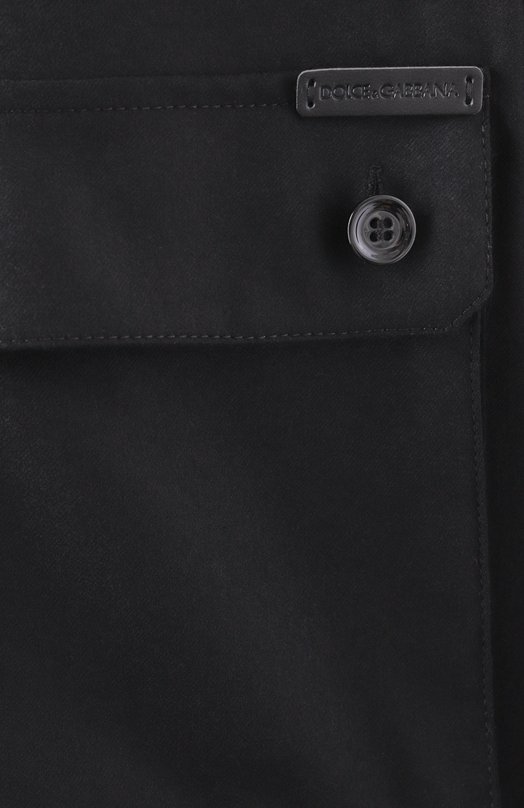 Шерстяная рубашка Dolce & Gabbana G5MD1T/FU21Q Чёрный  G5MD1T/FU21Q Фото 6