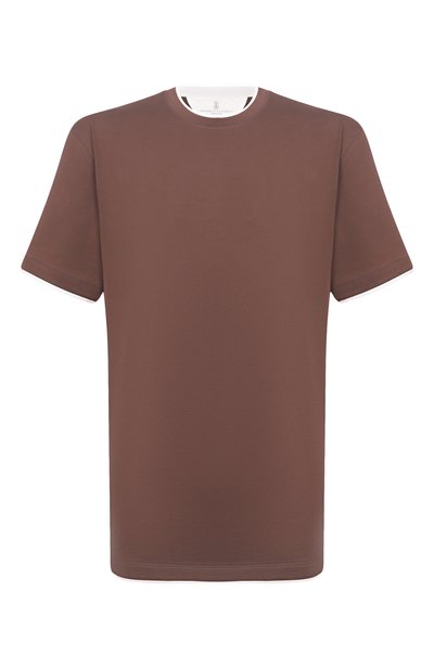 Хлопковая футболка BRUNELLO CUCINELLI, арт. M0B137427, фото 1