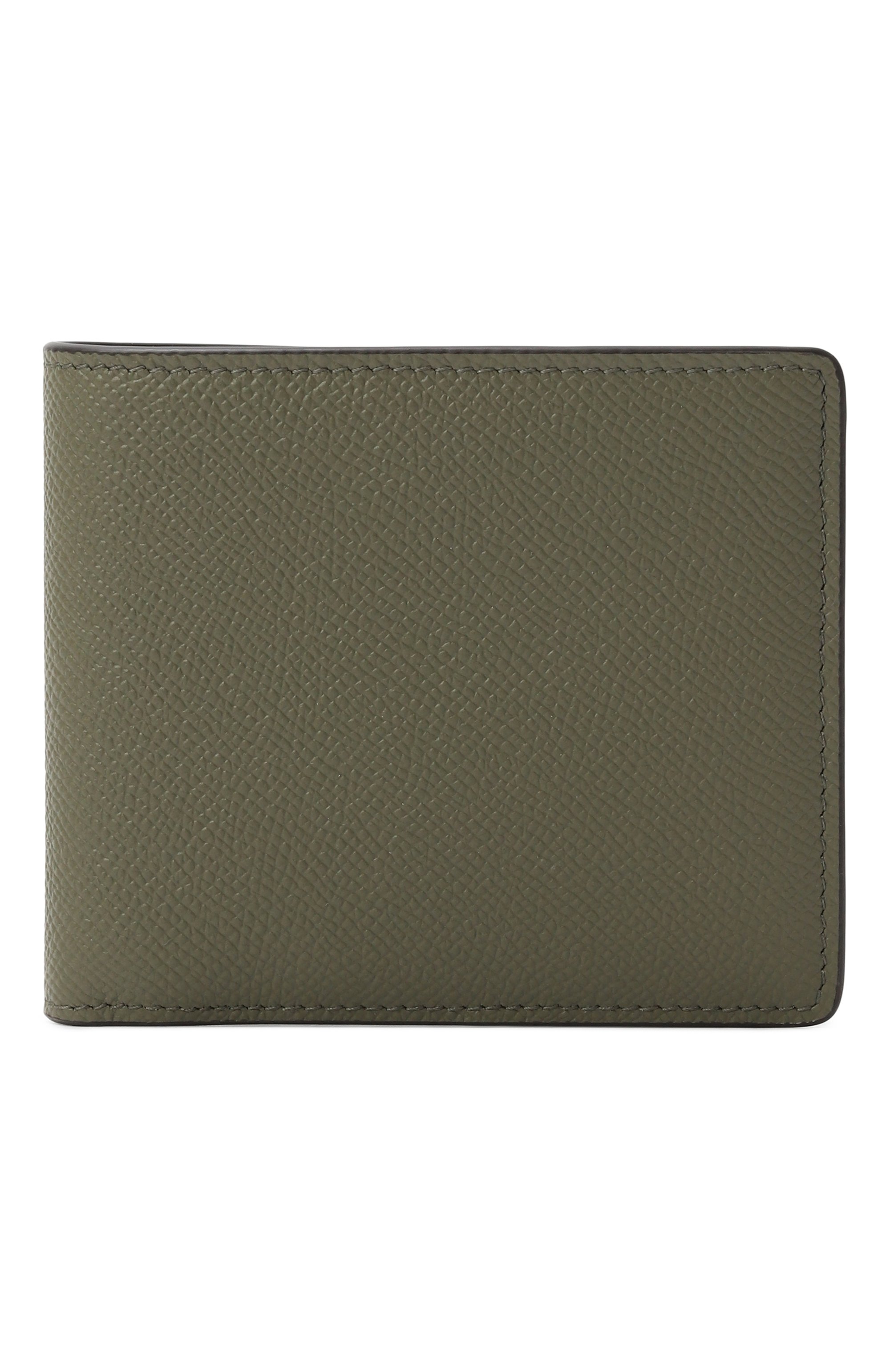 Кожаное портмоне MAISON MARGIELA хаки цвета по цене 55050 руб., арт. S35UI0435/P4745, фото 1 Кожаное портмоне MAISON MARGIELA, арт. S35UI0435/P4745, фото 1