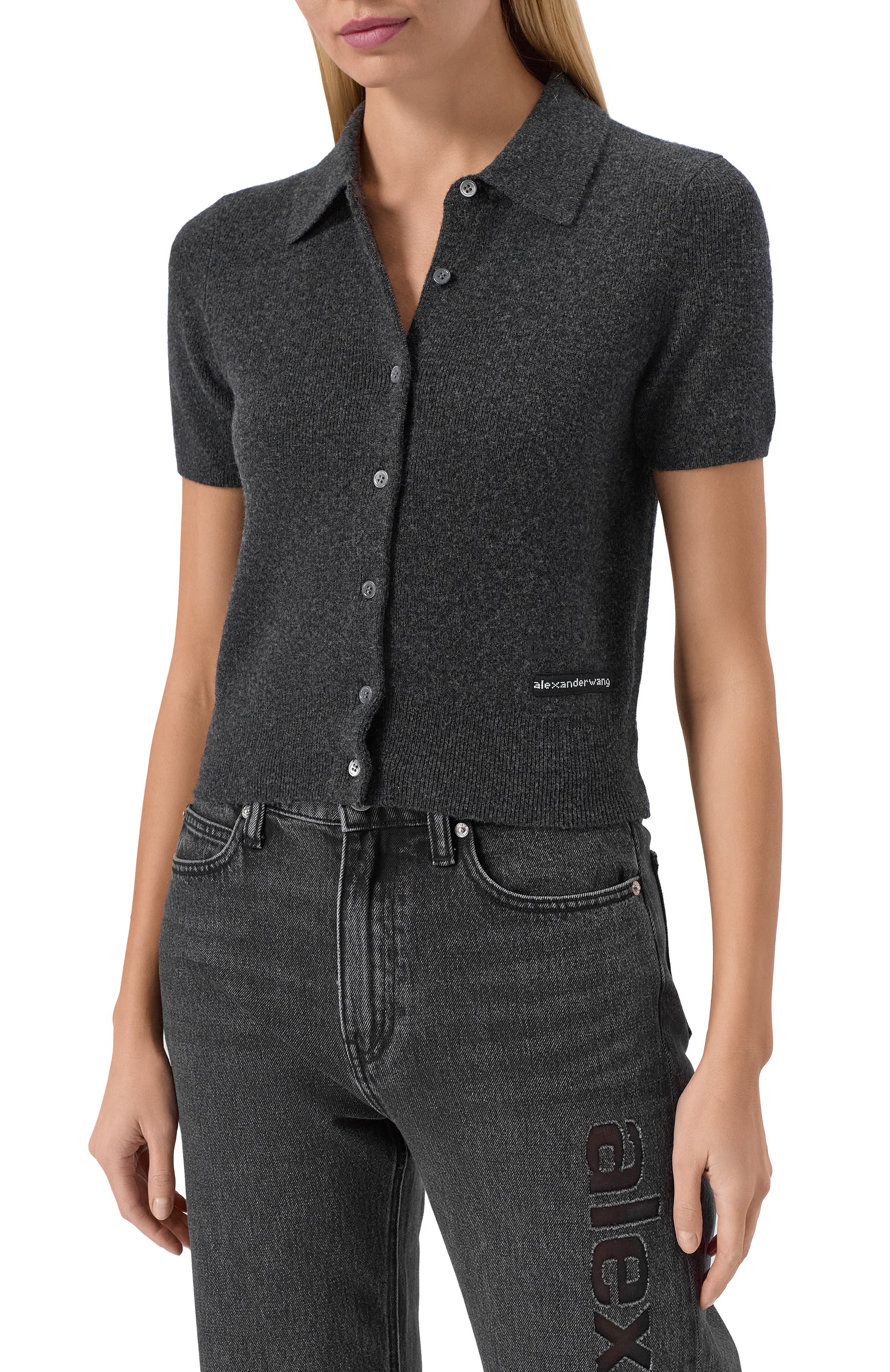 Шерстяной кардиган ALEXANDERWANG.T, арт. 4KC4251061, фото 3