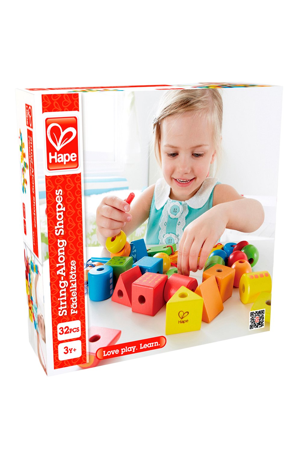 Развивающая игрушка конструктор-шнуровка HAPE, арт. E1019_HP, фото 2