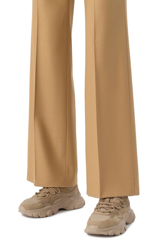 Комбинированные кроссовки Bebbio Weekend Max Mara BEBBI0 Бежевый  BEBBI0 Фото 3