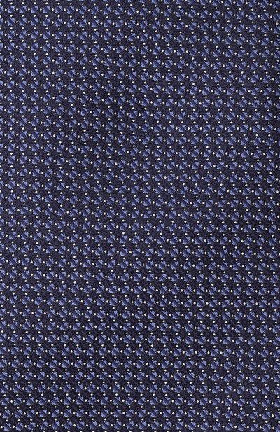 Шелковый галстук CANALI темно-синего цвета по цене 33900 руб., арт. 82/HJ04333, фото 4 Шелковый галстук CANALI, арт. 82/HJ04333, фото 4