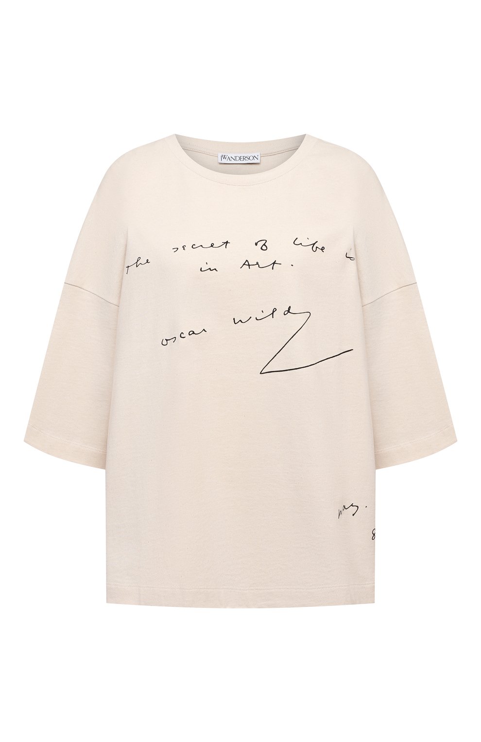 Хлопковая футболка JW ANDERSON, арт. JS0002 PG0079, фото 1