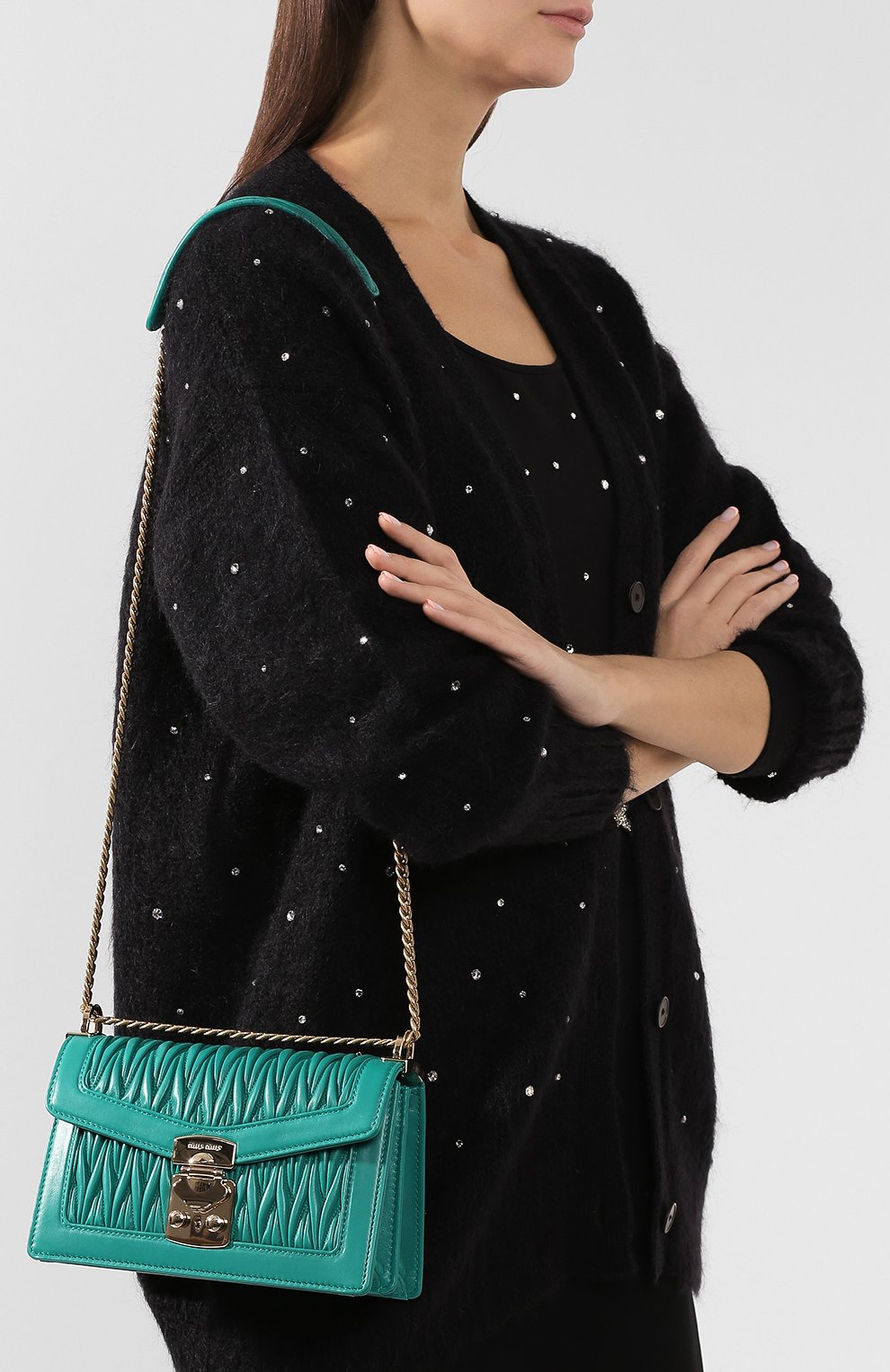 Сумка из кожи MIU MIU, арт. 5BD083-N88-F0MYE-OOO, фото 5