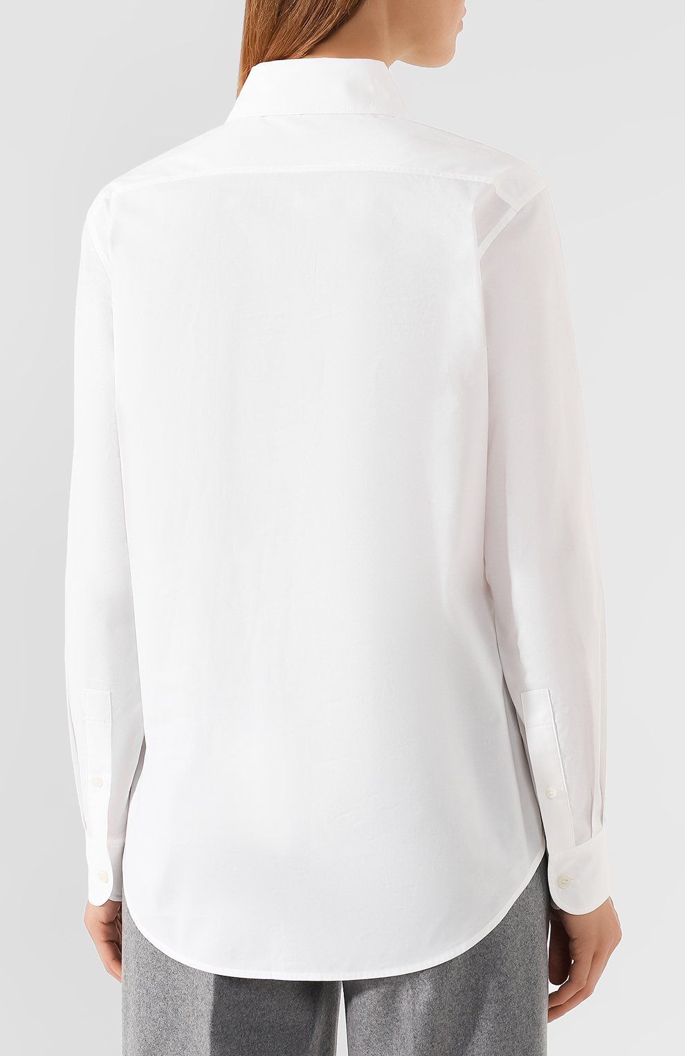 Хлопковая рубашка ACNE STUDIOS белого цвета по цене 18900 руб., арт. AC0127, фото 4 Хлопковая рубашка ACNE STUDIOS, арт. AC0127, фото 4