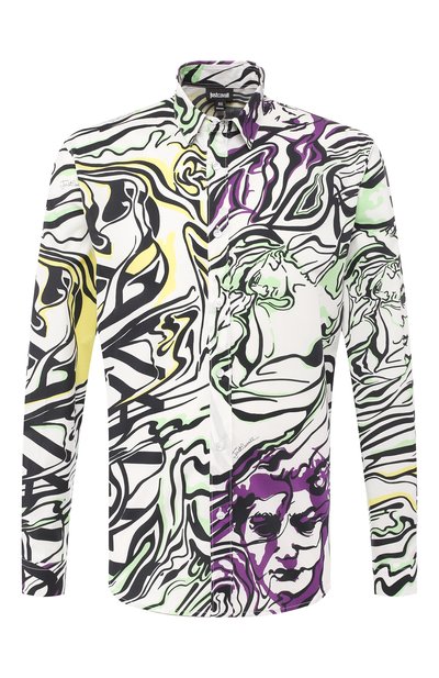 Хлопковая рубашка JUST CAVALLI, арт. S03DL0218/N39261, фото 1