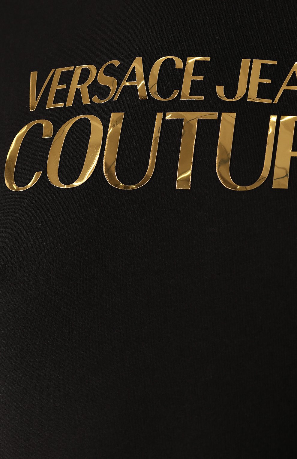 Хлопковая футболка VERSACE JEANS COUTURE, арт. B2HVA7E1-VDP608 L0G0 F0IL/30311, фото 5