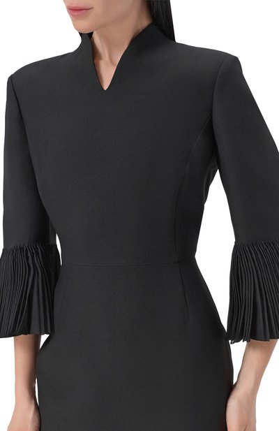 Платье из шерсти и шелка VALENTINO, арт. 8B0VAKD0/1CF, фото 4