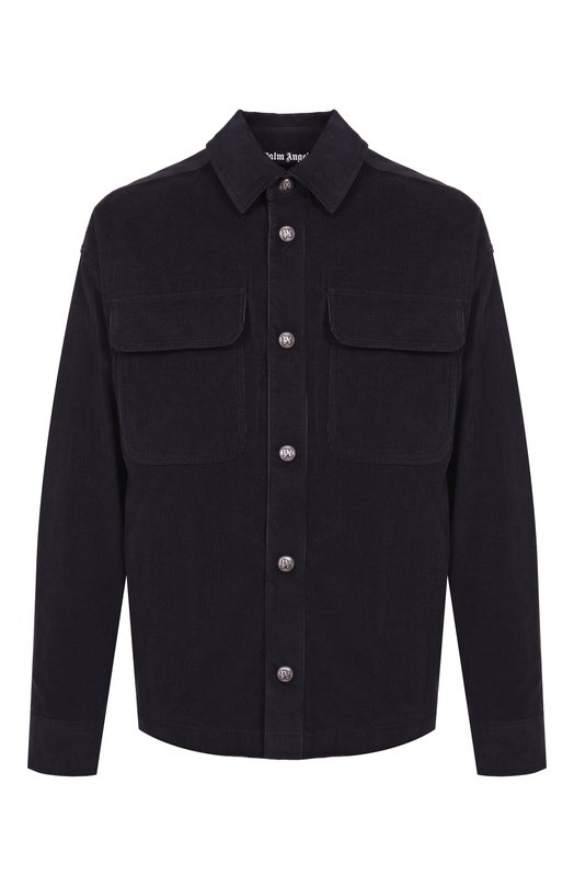 Вельветовая куртка-рубашка Palm Angels PMES024F25FAB001 Серый PMES024F25FAB001