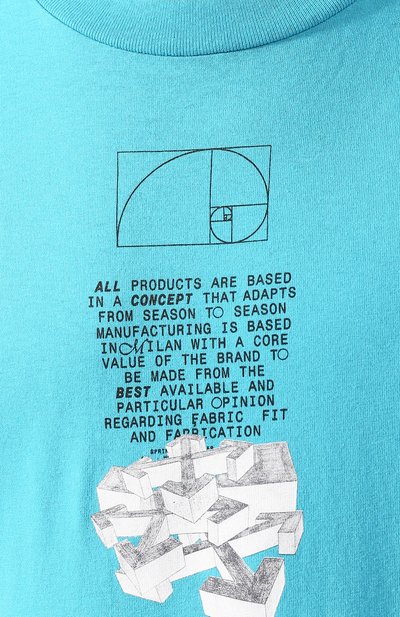 Хлопковая футболка OFF-WHITE, арт. 0MAA027R201850053901, фото 5