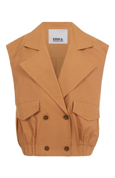 Женский хлопковый жилет ERIKA CAVALLINI, арт. E5SL01