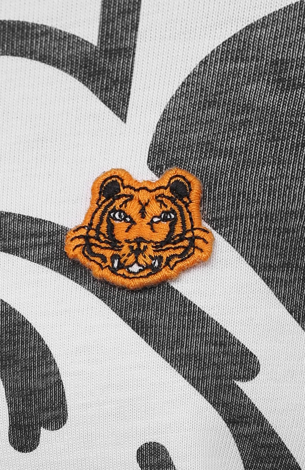 Хлопковая футболка KENZO белого цвета по цене 14550 руб., арт. FB62TS9184SA, фото 5 Хлопковая футболка KENZO, арт. FB62TS9184SA, фото 5