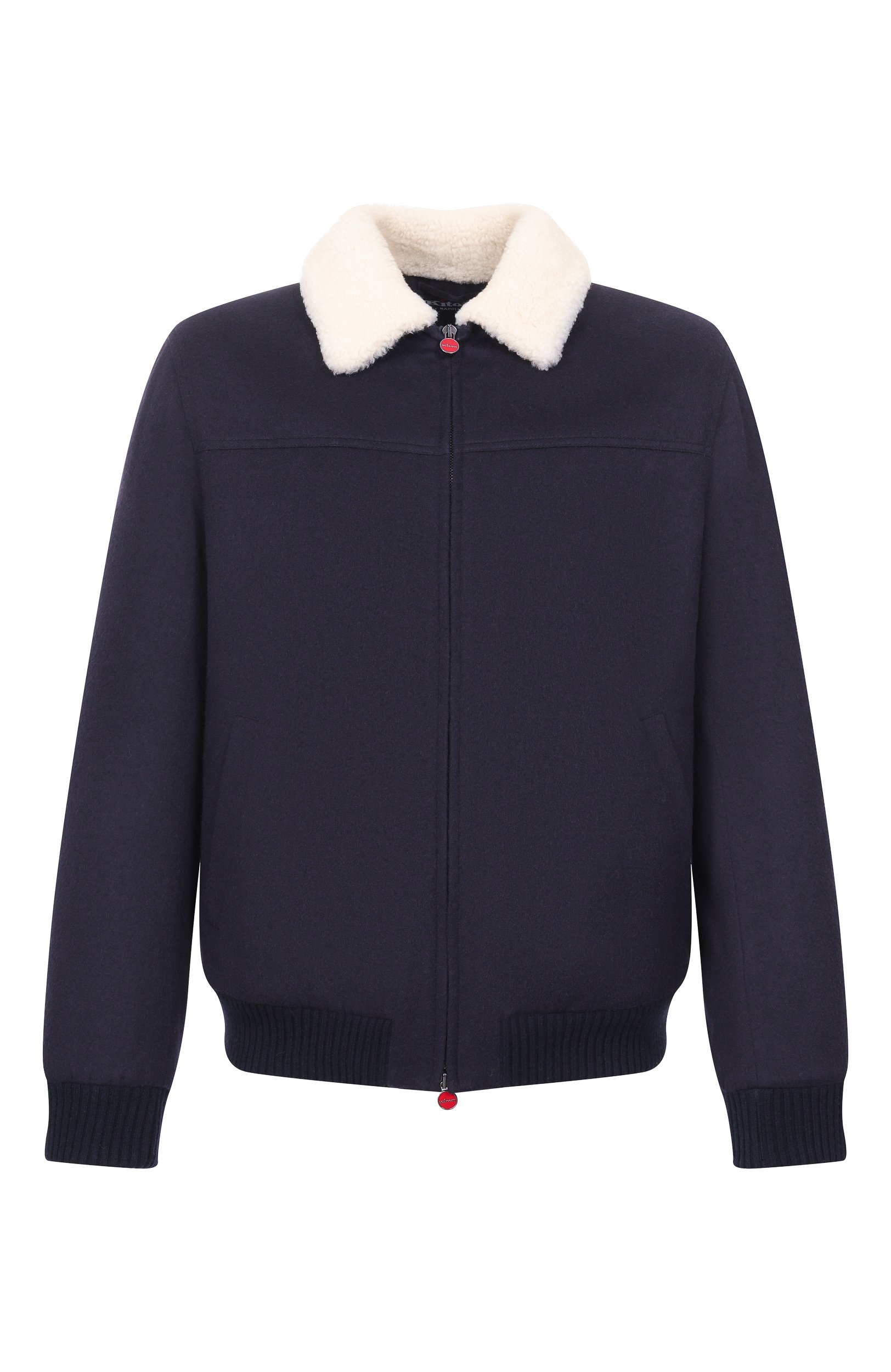 Кашемировый бомбер с воротником из овчины KITON, арт. UW0910MV03T83, фото 1