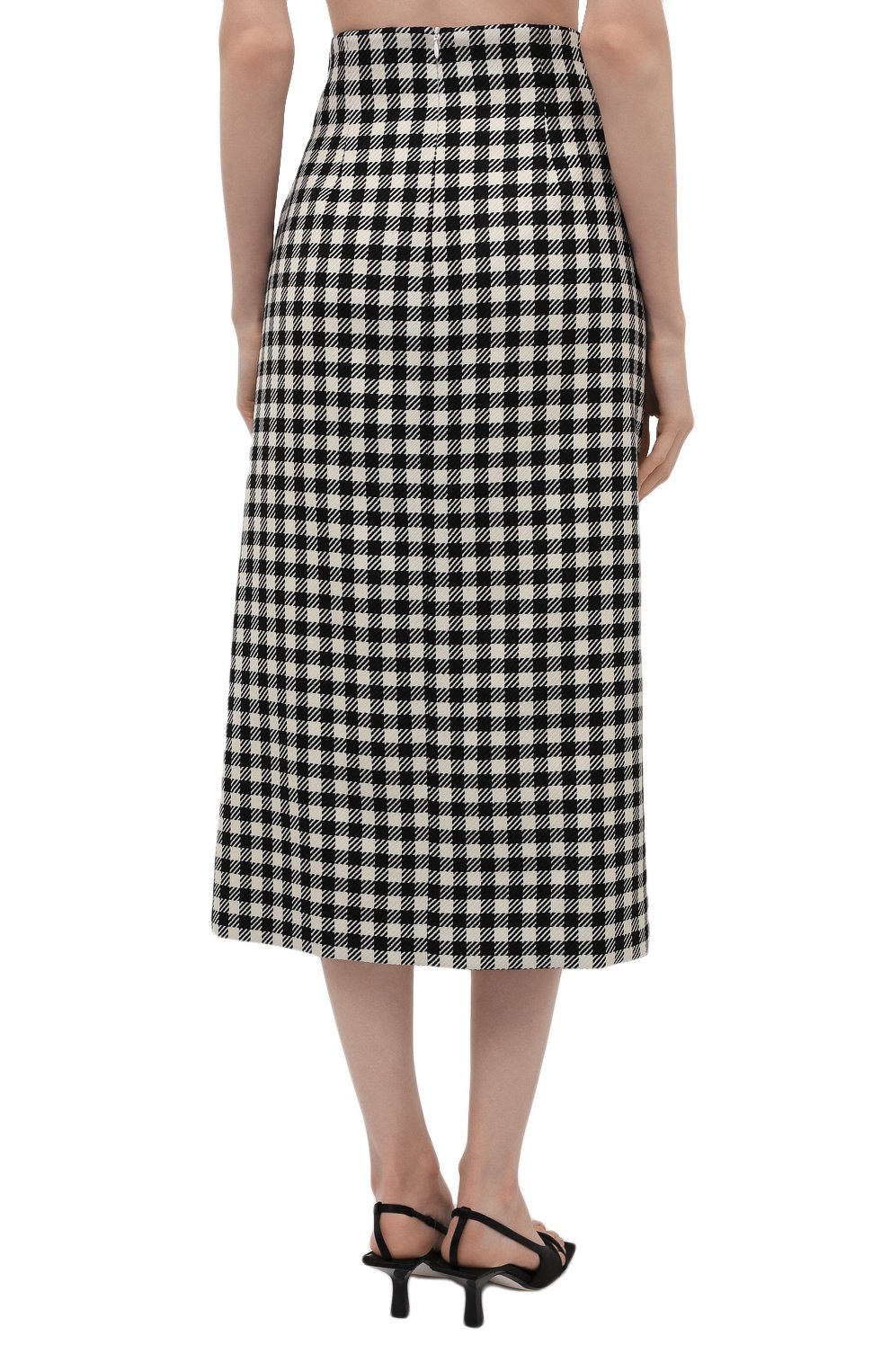 Шерстяная юбка GIUSEPPE DI MORABITO черно-белого цвета по цене 38500 руб., арт. PF21060SK-145, фото 4 Шерстяная юбка GIUSEPPE DI MORABITO, арт. PF21060SK-145, фото 4