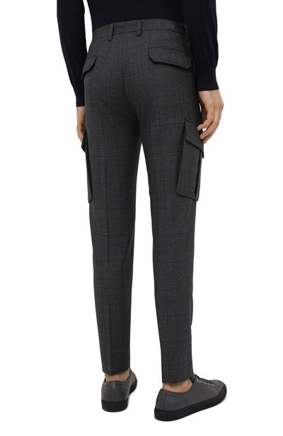 Шерстяные брюки-карго CORNELIANI, арт. 864L02-0817300/00, фото 4
