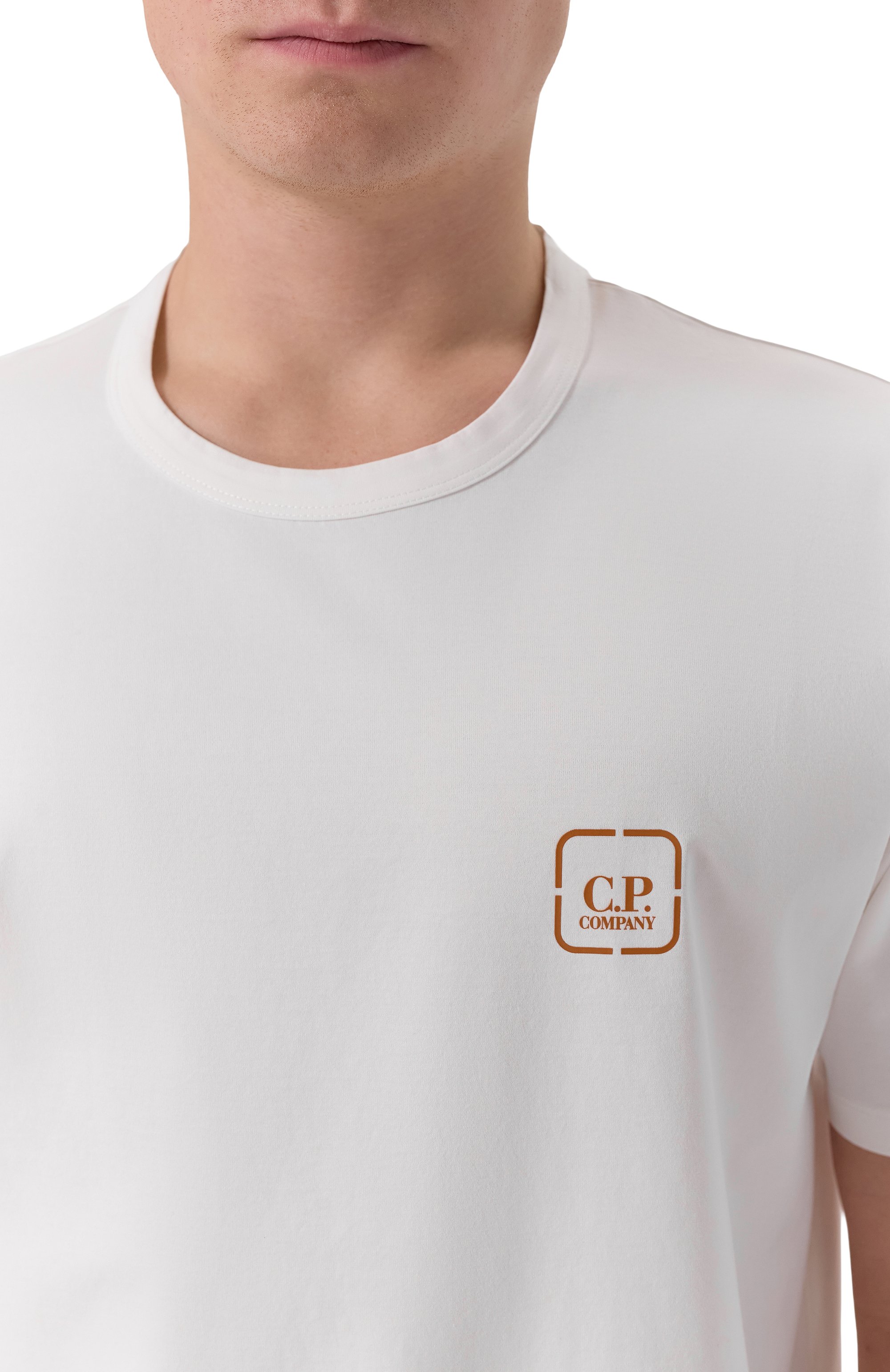 Хлопковая футболка C.P. COMPANY, арт. 19CLTS054A006370W, фото 5