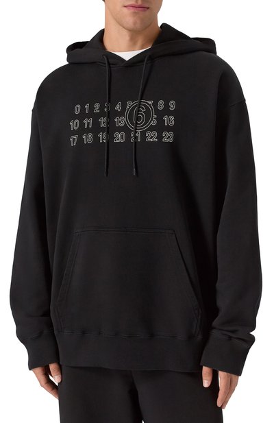 Хлопковое худи MM6, арт. SH0GU0035/M25025, фото 3