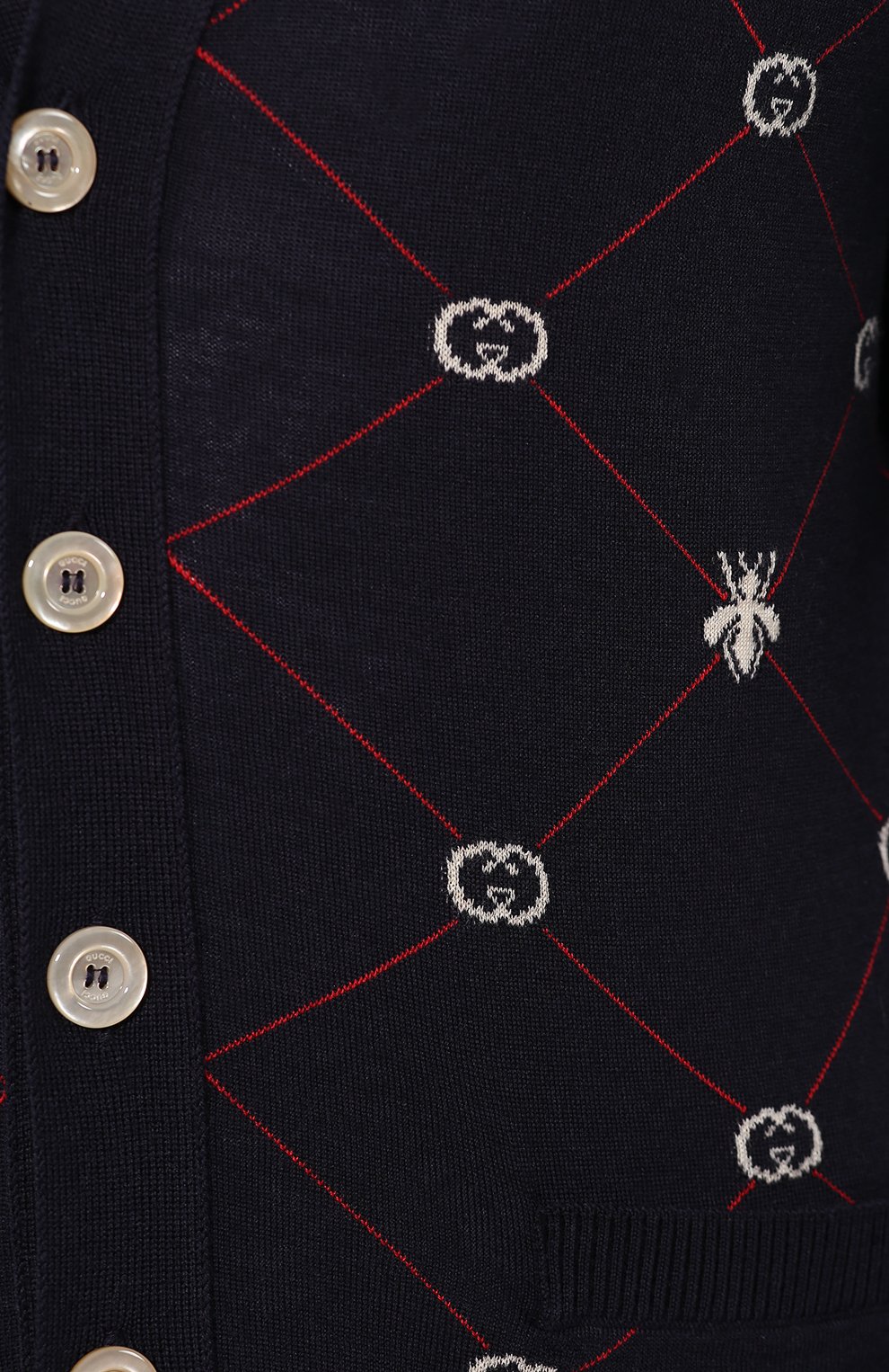 Шерстяной кардиган GUCCI, арт. 597741/XKA4I, фото 5