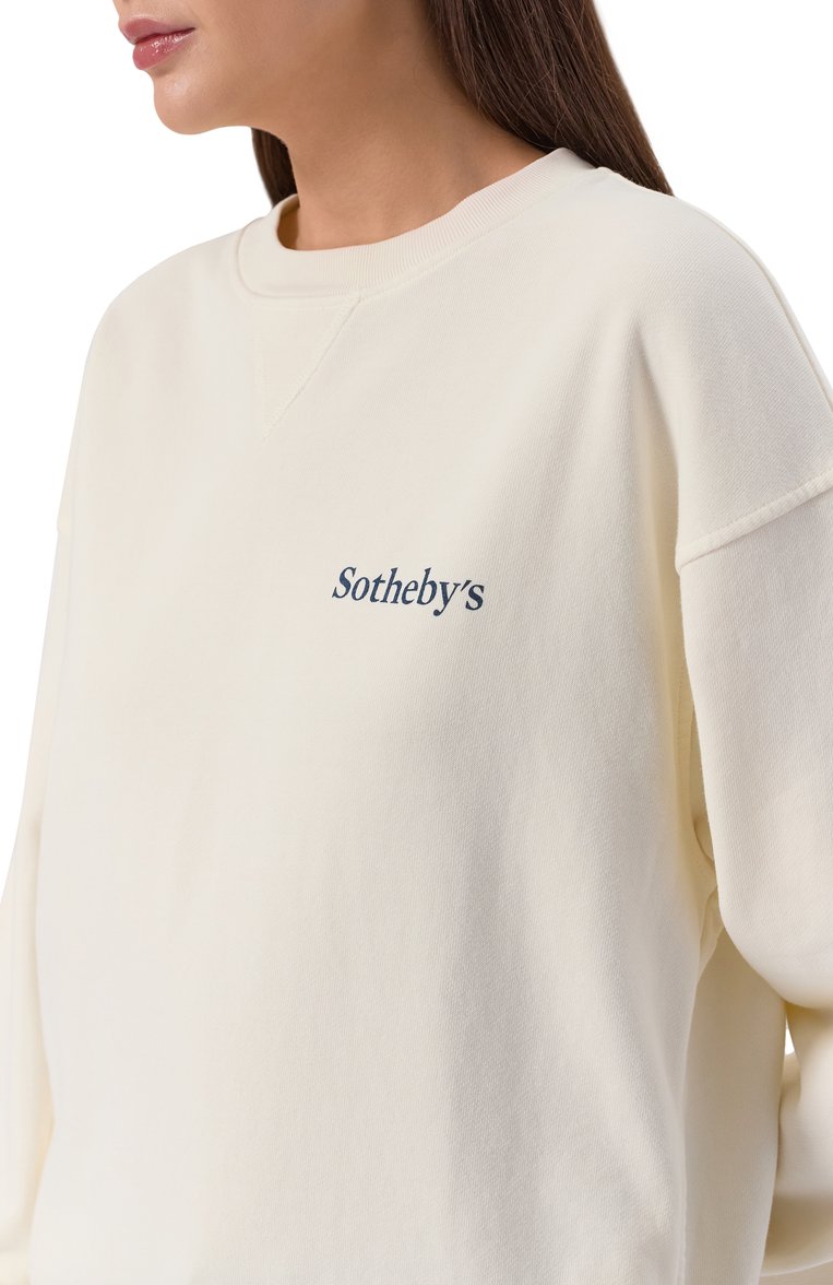 Хлопковый свитшот frame x sotheby's FRAME DENIM, арт. ME25JSS002, фото 1