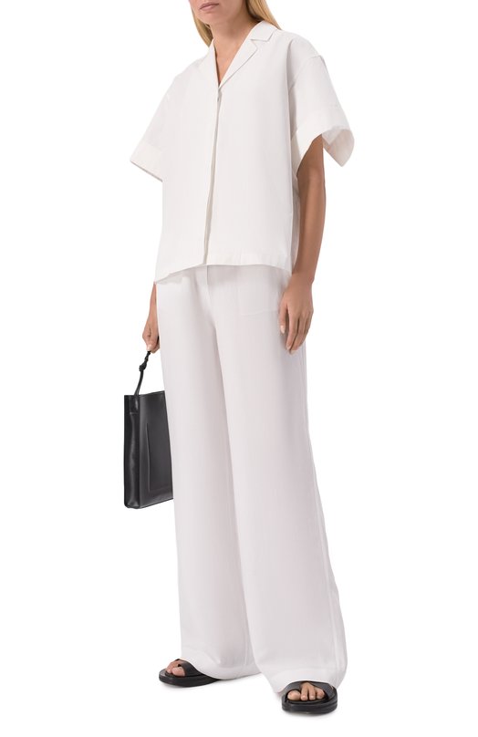 Брюки из лиоцелла и льна BOSS 50562213 Белый  50562213 Фото 2