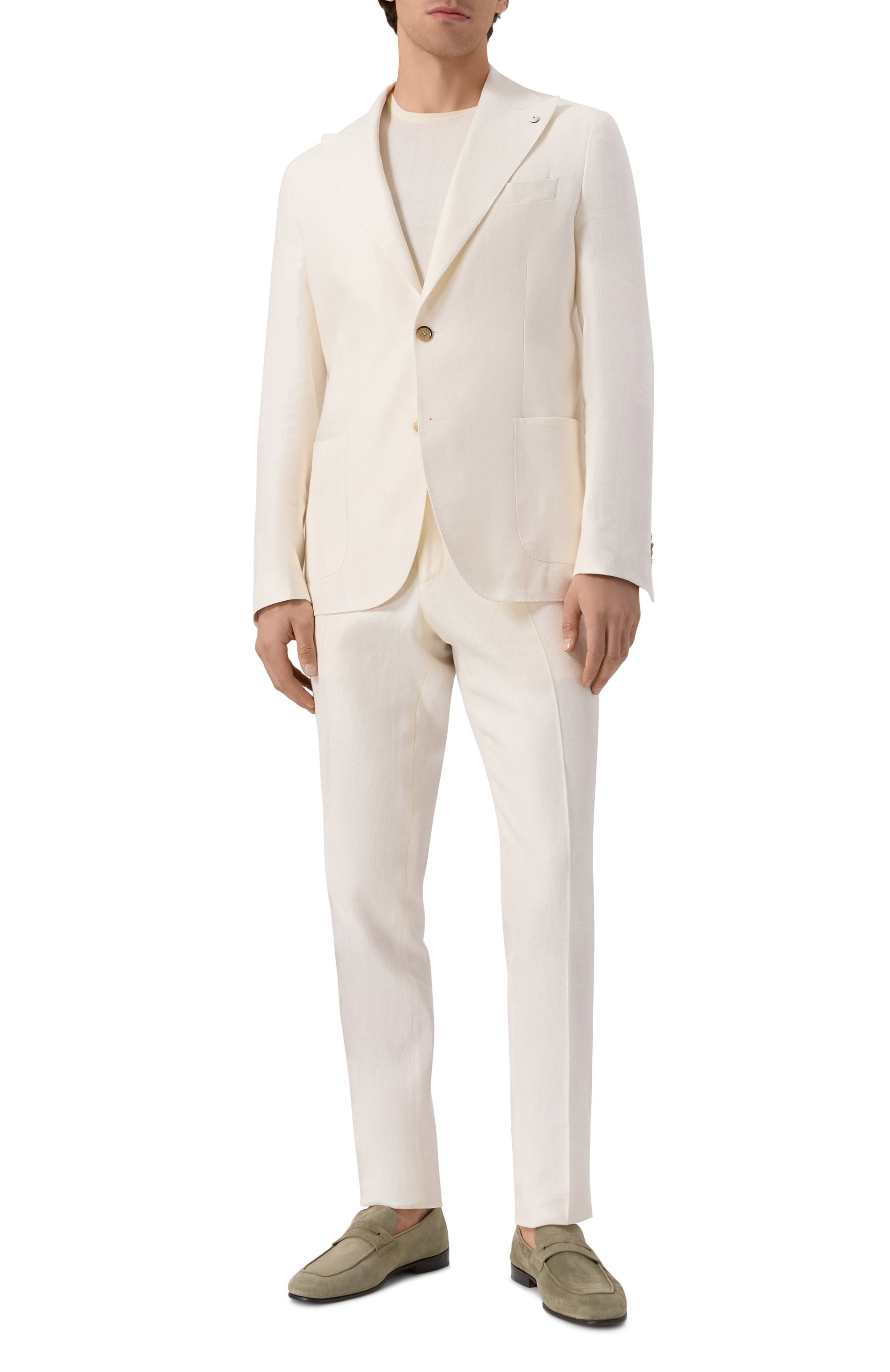 Замшевые пенни-лоферы ZILLI, арт. H0130AM1107VGRE03, фото 2