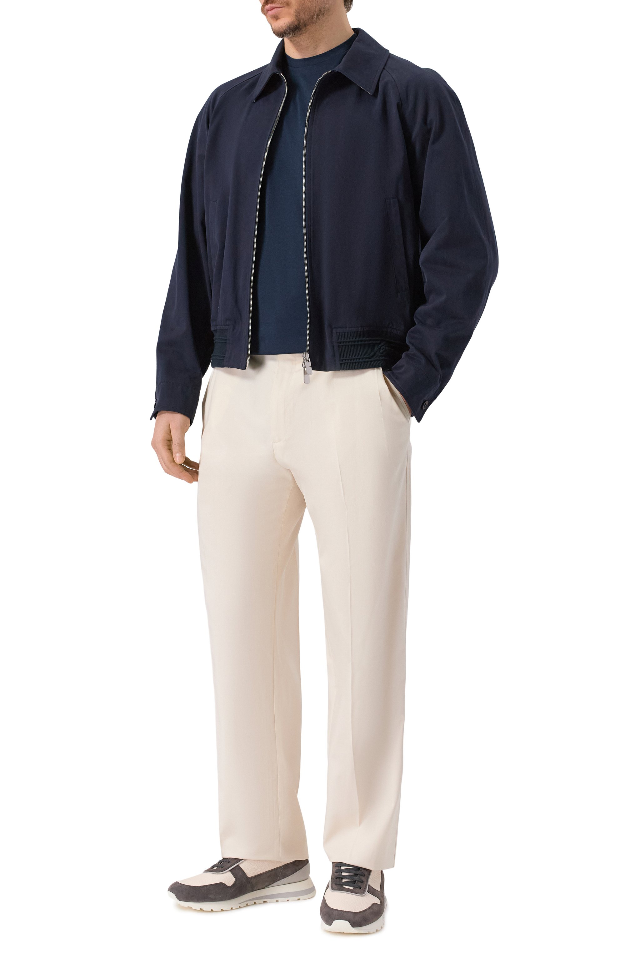 Брюки из лиоцелла и хлопка PAUL&SHARK, арт. 26414019, фото 2