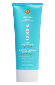 Солнцезащитный крем для тела "тропический кокос" spf 30 (148ml) COOLA бесцветного цвета, арт. CL10346 | Фото 1 (SPF фильтр: Средний (25-30); Назначение: Для тела; Региональные �ограничения белый список (Axapta Mercury): Не проставлено; Нос: Не проставлено; Тип продукта: Кремы)