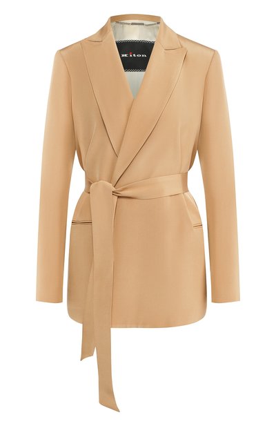 Женский шелковый жакет KITON, арт. D49509K09S67