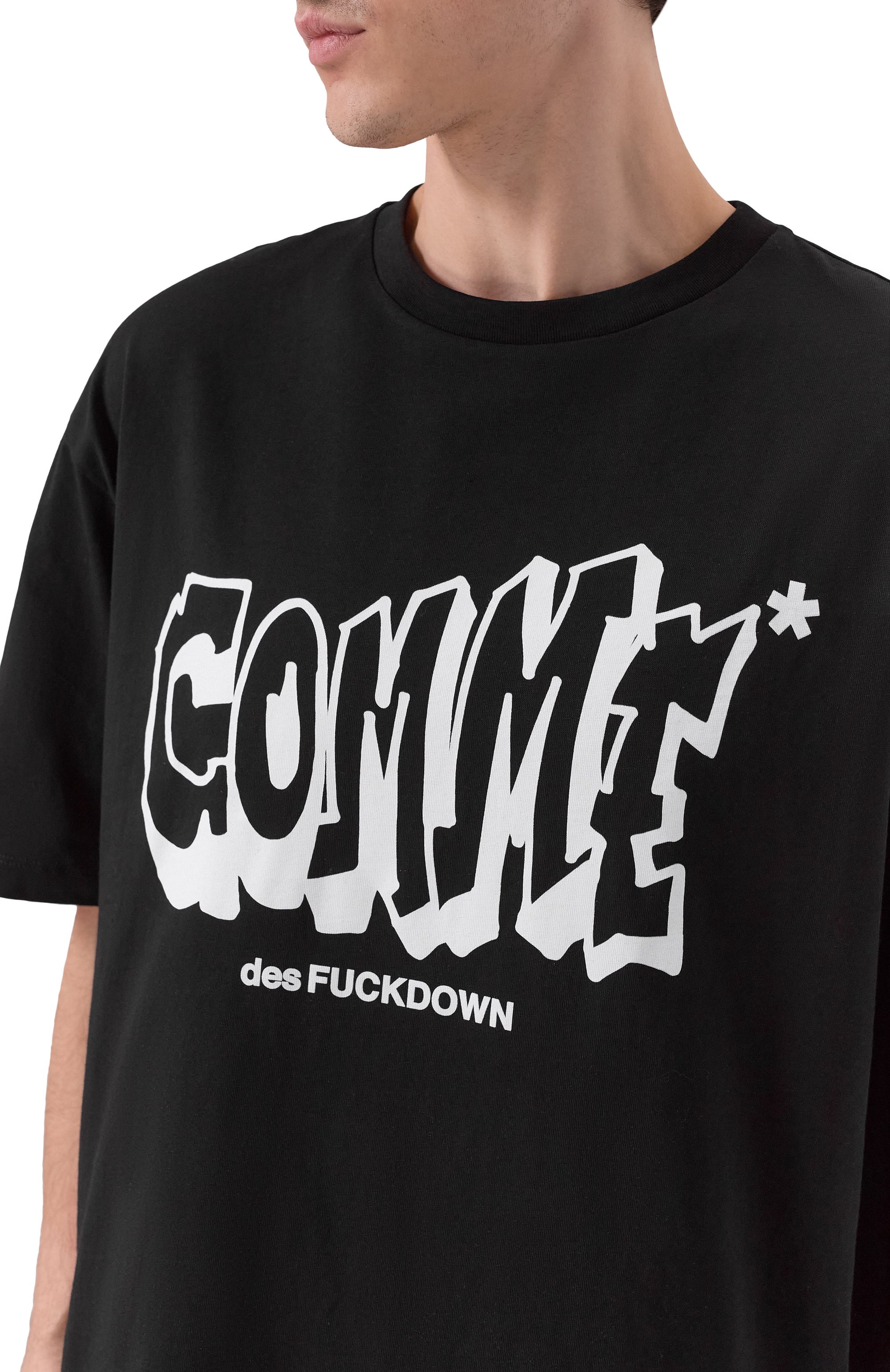 Хлопковая футболка COMME DES FUCKDOWN, арт. CFABM01783, фото 5
