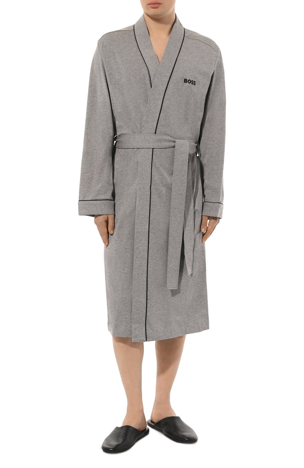 Хлопковый халат BOSS, арт. 50469624, фото 2
